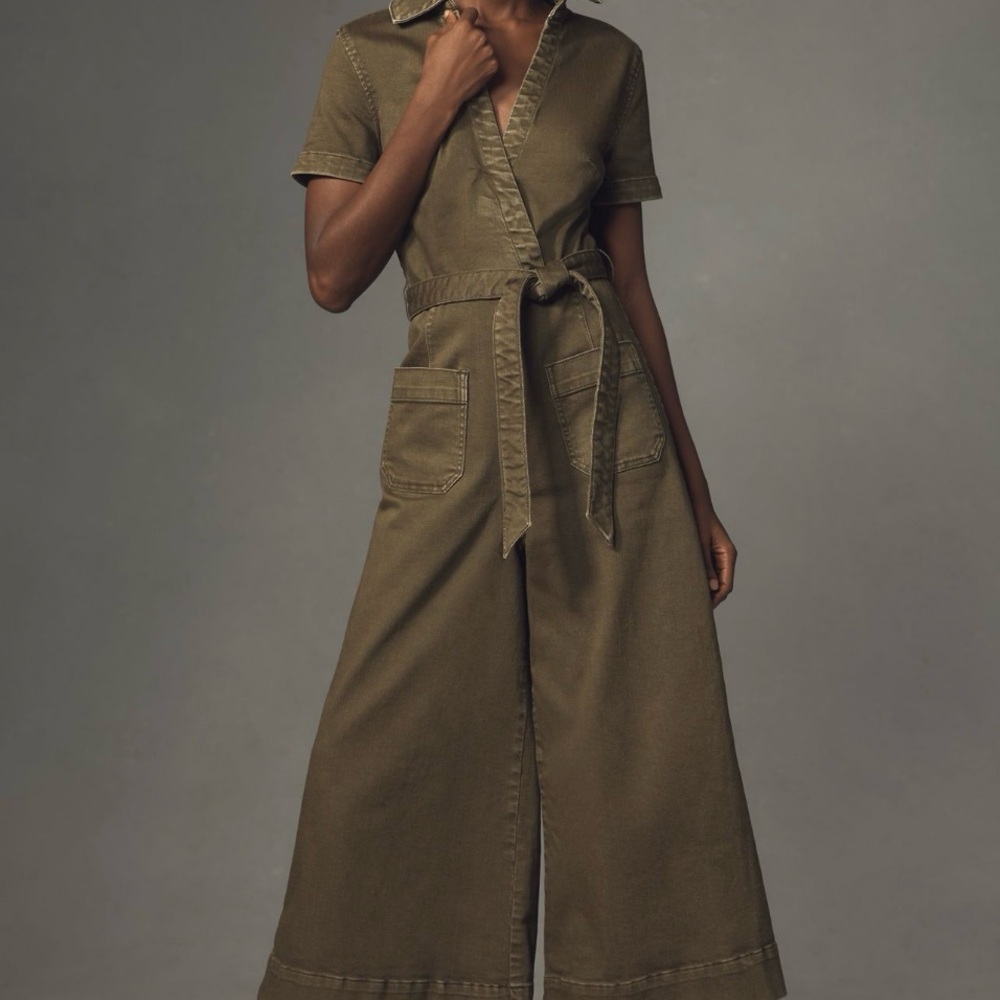 Anthropologie Wrap Jumpsuit